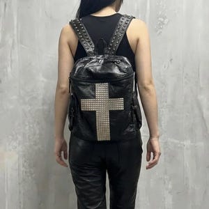 aumi 4 beetle leather backpack large size AUMI 4 Large Beetle Bag| Black Leather Backpack| crossbody bags for women|  13.7 "