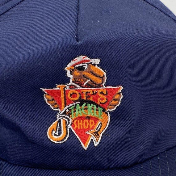 Vintage Joe Camel Joe's Tackle Shop Snapback Hat USA Cig Advert