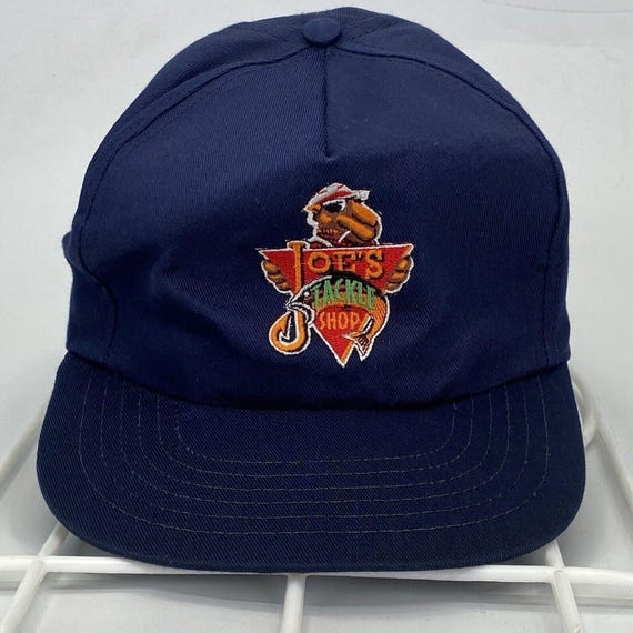Vintage Joe Camel Joe's Tackle Shop Snapback Hat USA Cig Advert