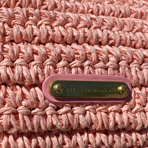 NWT Rebecca Minkoff Edie Woven Medium Crossbody Bag Rose Pink image 11