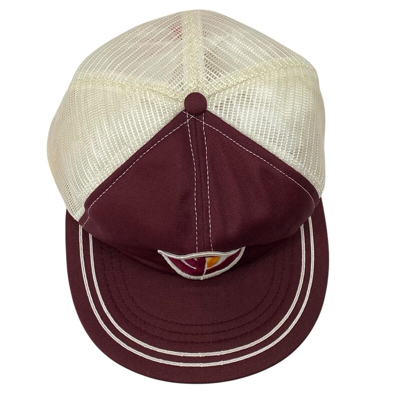 Vintage Nomad Syngenta Seed Patch Snapback Trucker Mesh Back Hat image 3