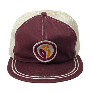 Vintage Nomad Syngenta Seed Patch Snapback Trucker Mesh Back Hat image 1