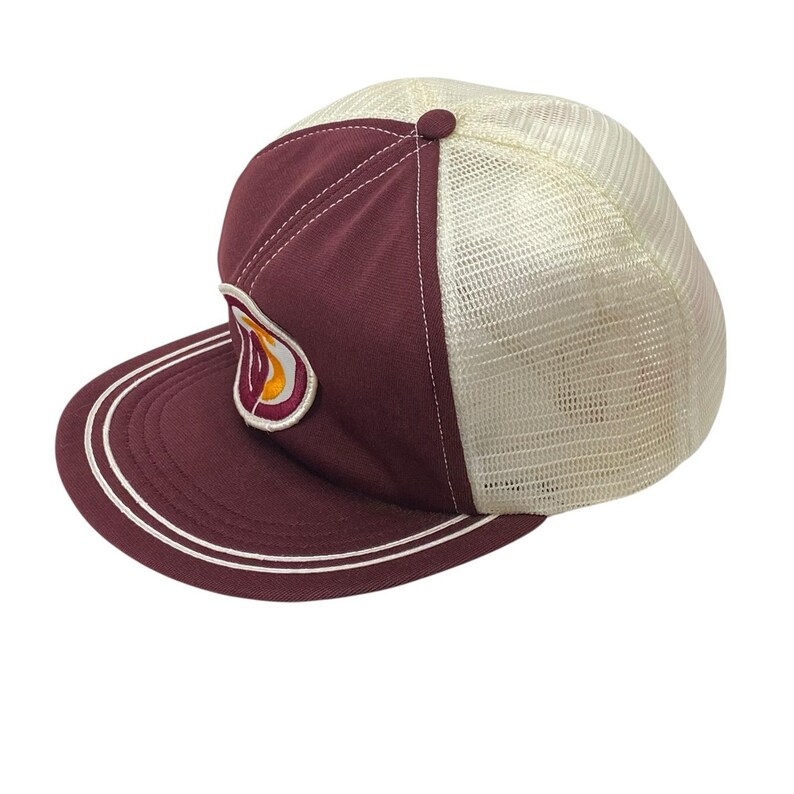 Vintage Nomad Syngenta Seed Patch Snapback Trucker Mesh Back Hat image 4