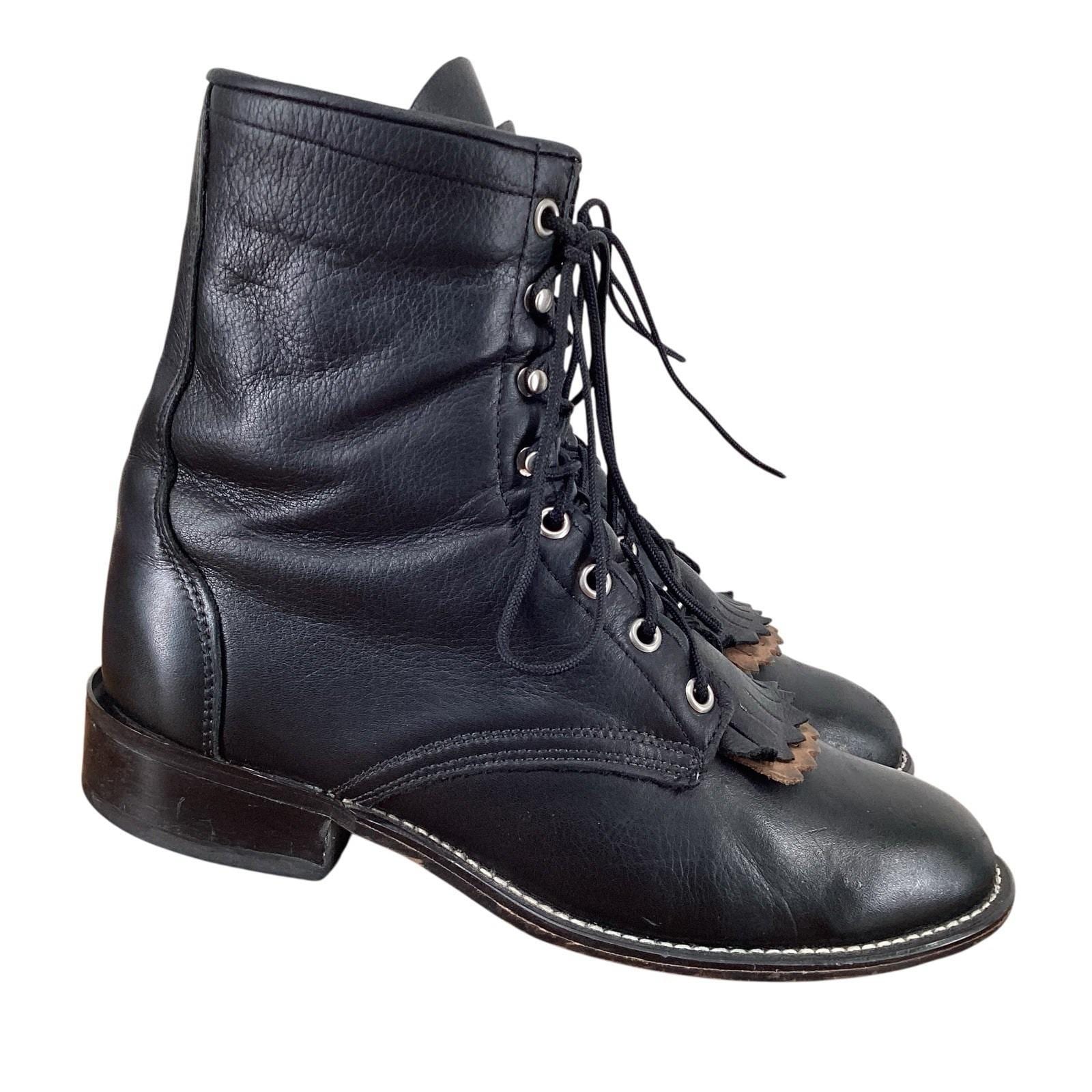Lace up Kiltie Boots - Etsy display picture 2