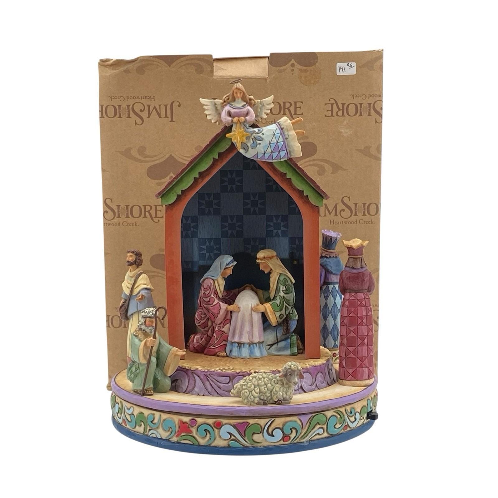 Croix de Noel Sainte Famille Jim Shore - Nativity cross | vente en