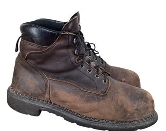 Size 10.5D (44 EU) RED WING 8120 Leather Boots ( Second ) - Etsy