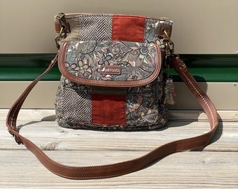 1536 Spirit Desert Backpack Handbag Artist Circle Grey Floral Owl Print SAKROOTS Desert Owl Sunflower Bag: Artist Circle, Coated  main image 2