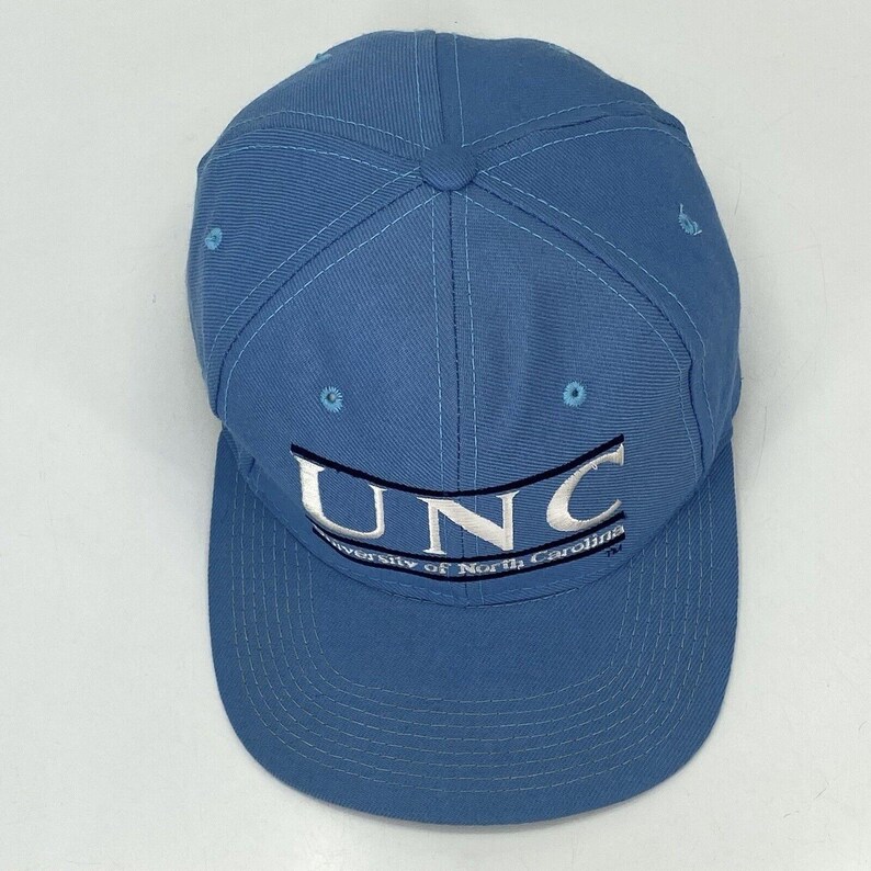 UNC North Carolina Tar Heels The Game Snapback Hat Split Bar Spell Out image 6
