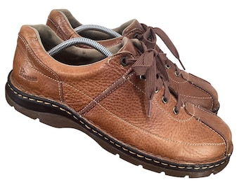 Chaussures oxford marron à lacets industrielles Dr. Martens, modèle 1199 pour hommes, taille 11