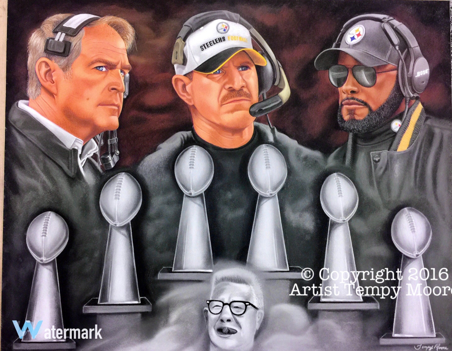 Bill cowher super bowl rings best sale