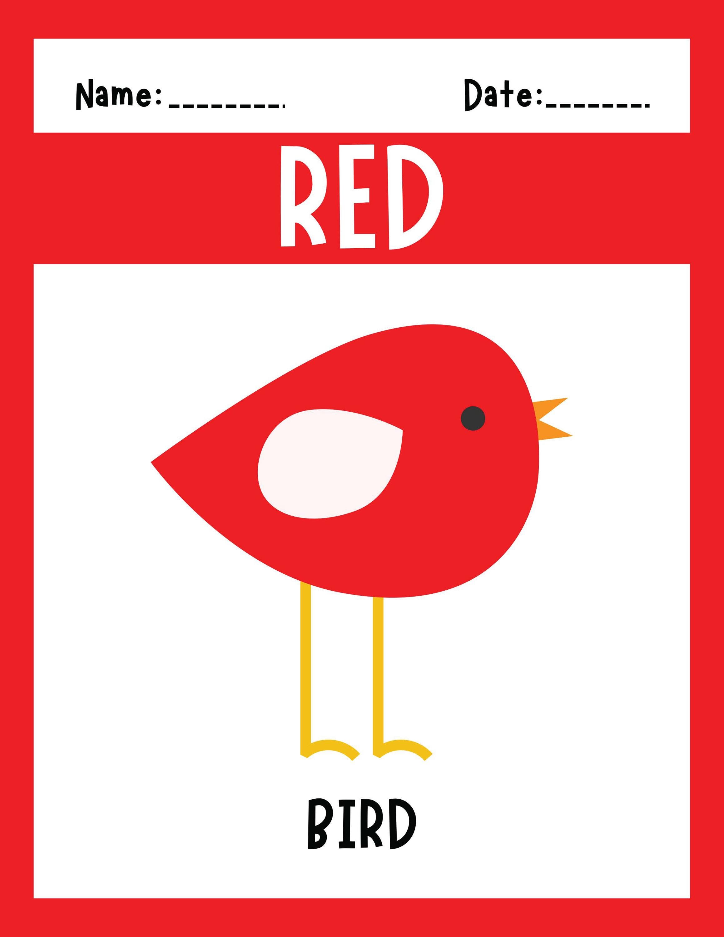 Printable Colors Learning Book: Fun Toddler Activities (digital ...