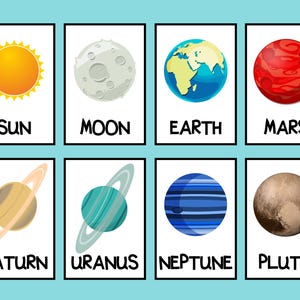 Des cartes mémoire imprimables captivantes pour l'apprentissage du système solaire et de la météo - Enseignement à domicile et ressource pédagogique pour l'éducation des enfants