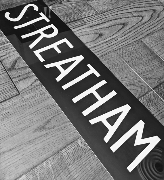 Vintage London Bus Blind Stockwell Stn Wall Decor Wall Hangings Colonialgolfhart Com