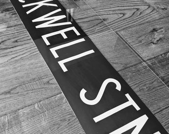 STOCKWELL STN - Vintage London Bus Blind