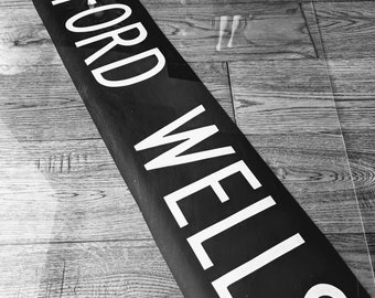 WOODFORD WELLS - Vintage London Bus Blind