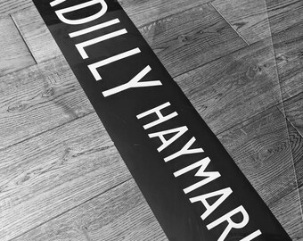 PICCADILLY (HAYMARKET) - Vintage London Bus Blind