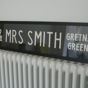 Custom Made Bus Blind - YOU CHOOSE TEXT