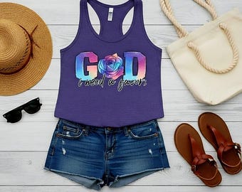 Camiseta sin mangas con la frase "DIOS Necesito un Favor" • Camiseta sin mangas con gráficos cristianos • Camiseta de fe para mujer • Ropa religiosa • Camiseta con versículo bíblico inspirador • Espíritu