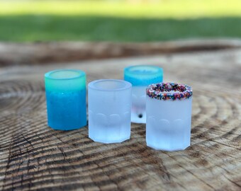 Outdoor Schnapsgläser | Bruchfeste Harzbecher | Camping Geschenk | Handgefertigte Bar Utensilien