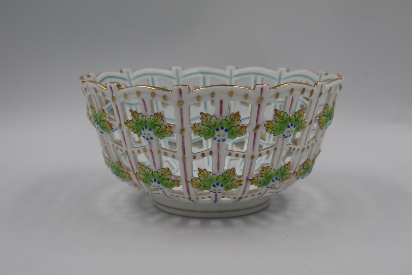 Herend Lattice Bowl - Etsy