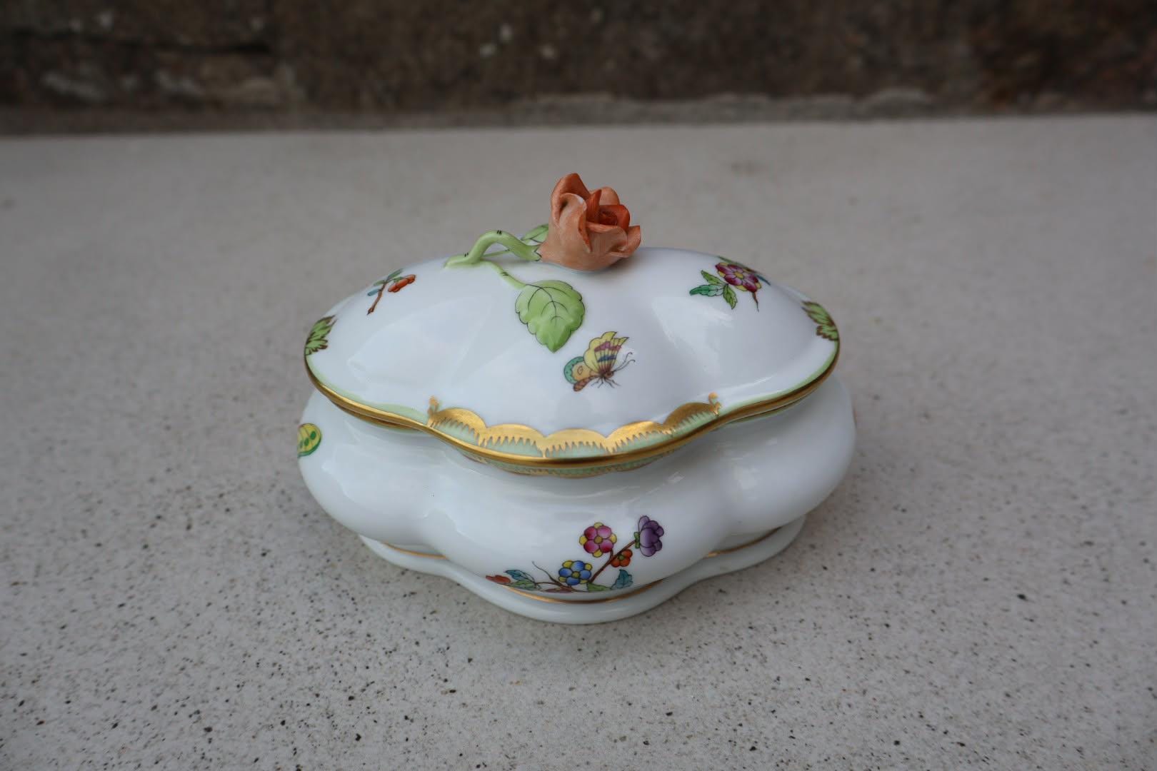 ヘレンドのボンボニエール参考作品ハンドメイド Herend bonbonniere - Etsy 日本