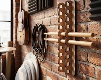 Drumstick Holder, Drumstick Wall Rack, Drumstick Display, Gift For Drummer, Drum Accessories, Music Studio Decor, Display Rack, Drum Sticks