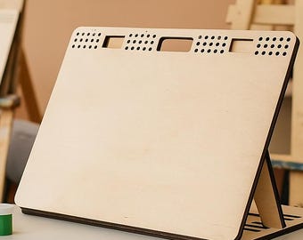 2 Pieces Landscape Clipboard With Clip,Large Wooden