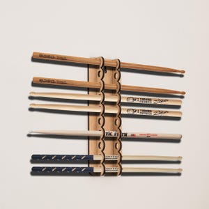 Drum stick holder, Drum stick shelf, Drum stick rack,  Drum stick display case, Drummer gift, Drum stick organizer wall, Drum accessories
