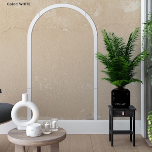 Wall arch decor, Wood Arch Frame, Decorative Wall Arch, Arched Wall Frame, Wall Arch Overlay, Interior Arch Trim, Modern Arch Decor