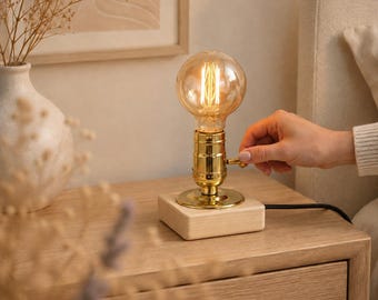 Edison-Tischlampe, Nachttischlampe, Steampunk-Lampe, Industrielle Schreibtischlampe, Vintage-Tischlampe, Landhaus-Tischlampe, Industrielle Beleuchtung