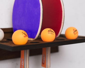 Ping pong paddle wall storage,Ping pong paddle holder wall mount,Ping pong paddle rack for wall,Ping pong ball stand,Ping pong storage rack