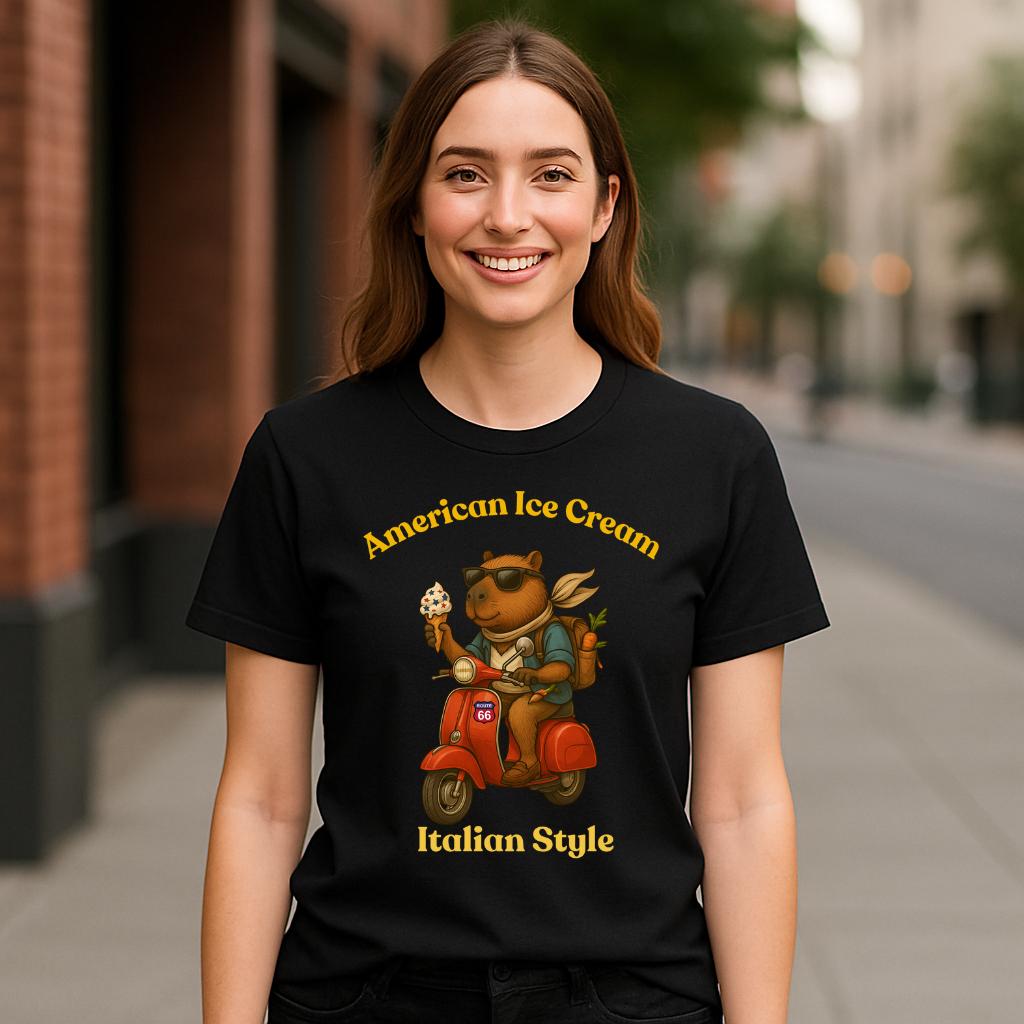 【イタリアの休日】D&G Vespaプリント コットン Tシャツ T-shirt VESPA AMORE - Black | Vintage Vespa, Italian Vespa