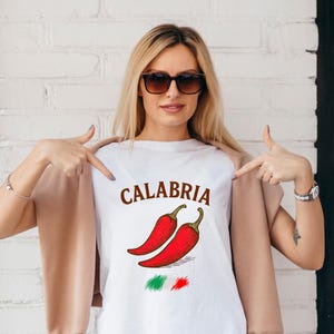 Calabrian Humor Shirt | Foodie Tee, Travel Souvenir Calabria-Themed T-shirt, Gift for Italian Expats, Gift for Friends, Italy Love Apparel