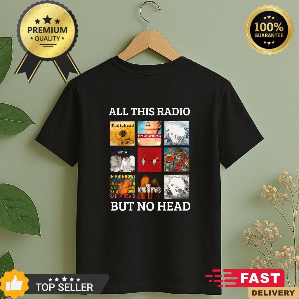 All This Radio but No Head T-shirt - Vintage Radio-inspired