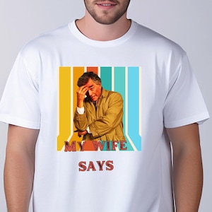 Columbo-T-Shirt – Nur noch eine Sache | Detektiv Zitat T-Shirt | Lustiges 70er Jahre Krimi-Shirt, Peter Falk Shirt, Geschenk für Ihn, Trendy Graphic Tee