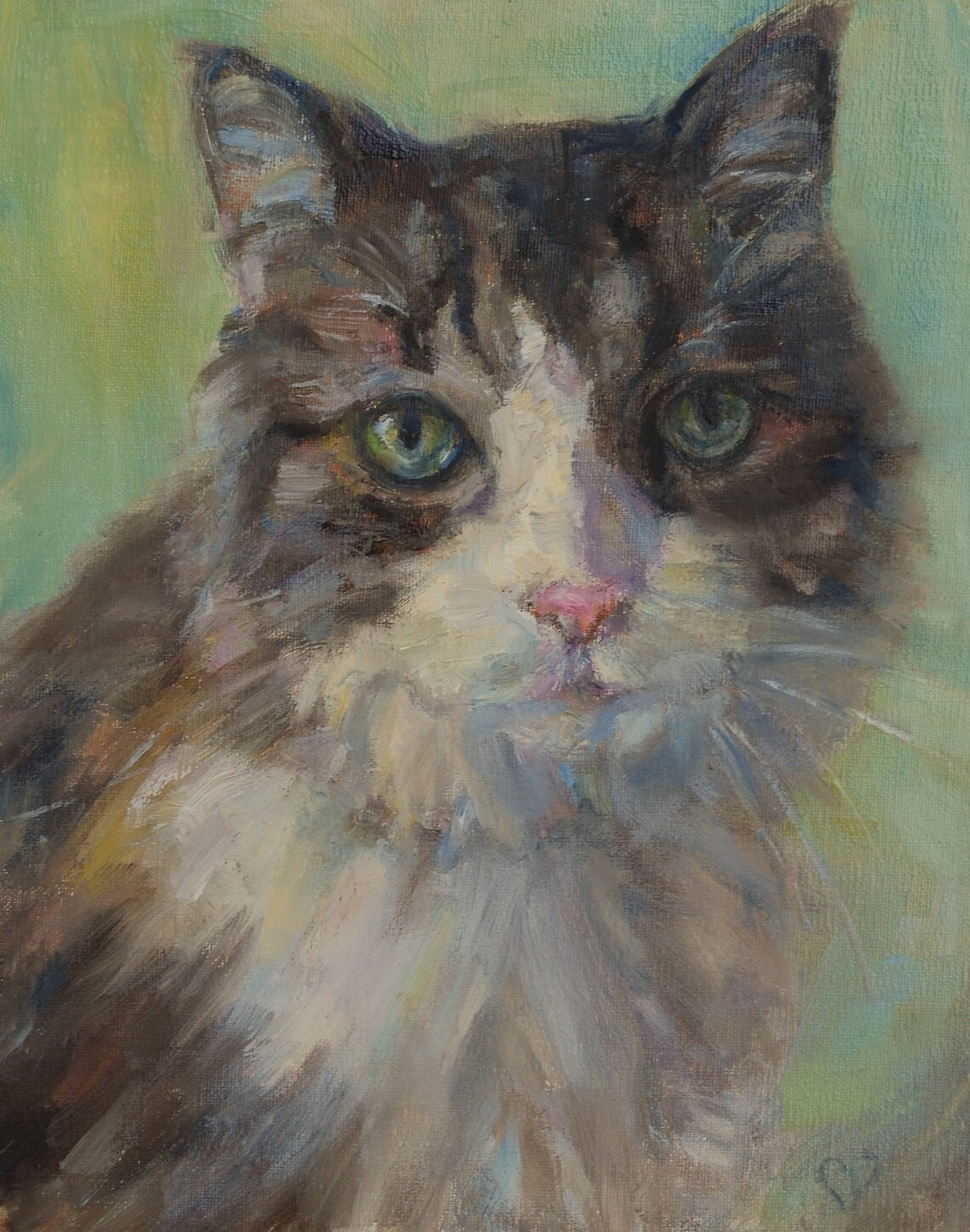 Custom Pet Portrait Paint My Pet Commission Memorial Gift Etsy