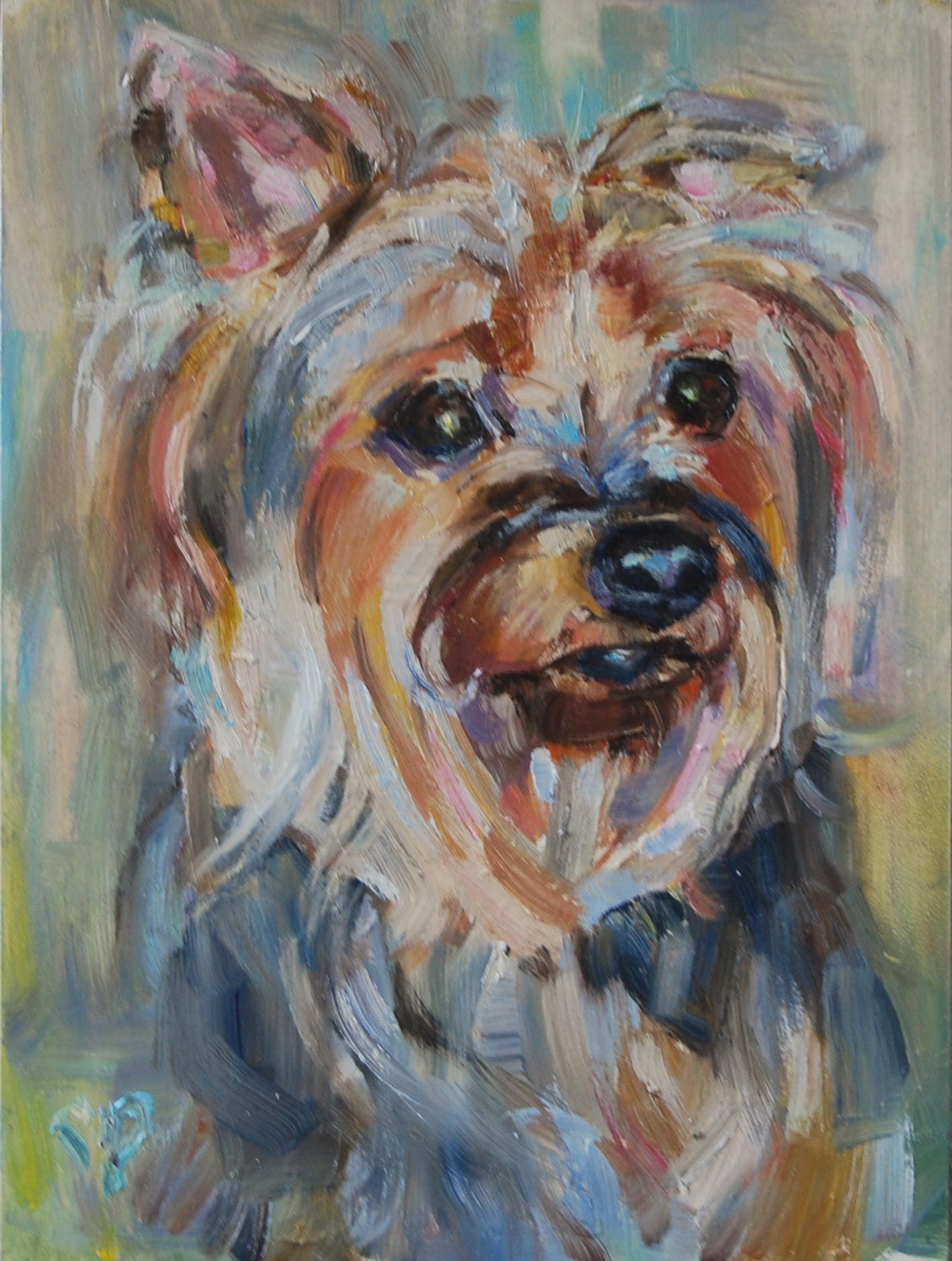 Custom Pet Portrait paint my pet commission Memorial Gift Etsy