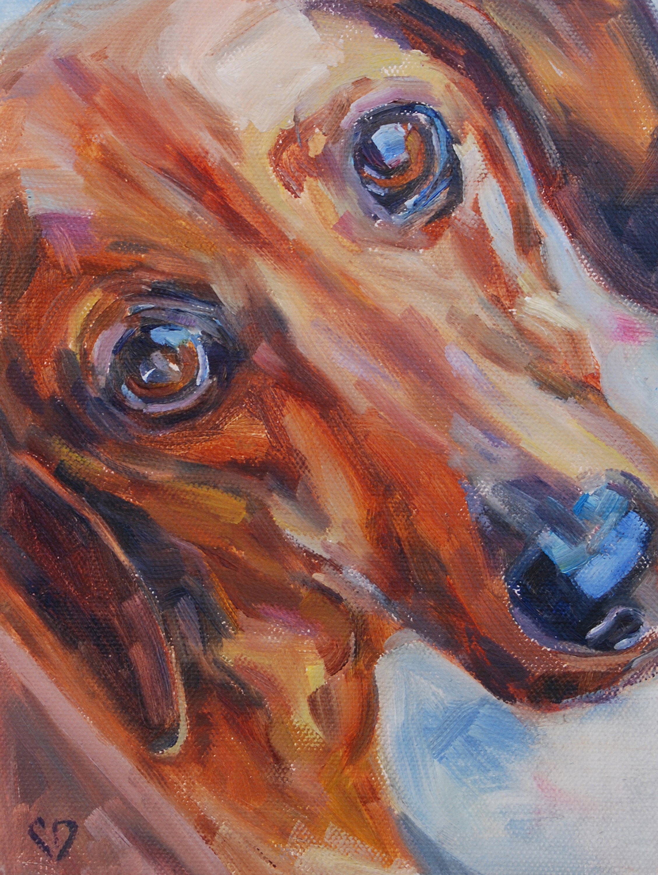 Custom Pet Portrait Paint My Pet Dog Painting Paint My Pet Etsy