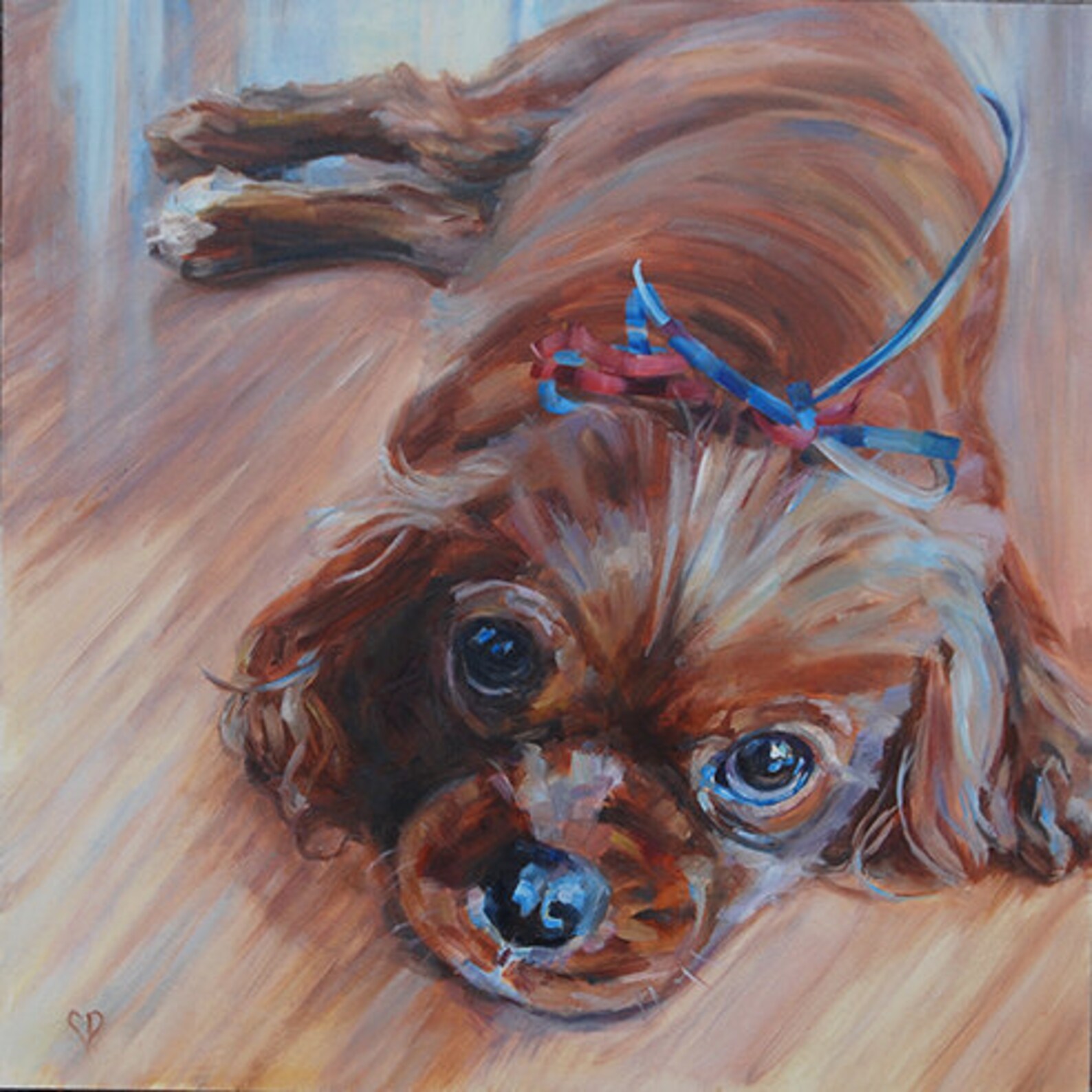 Custom Pet Portrait Paint My Pet Commission Memorial Gift Etsy