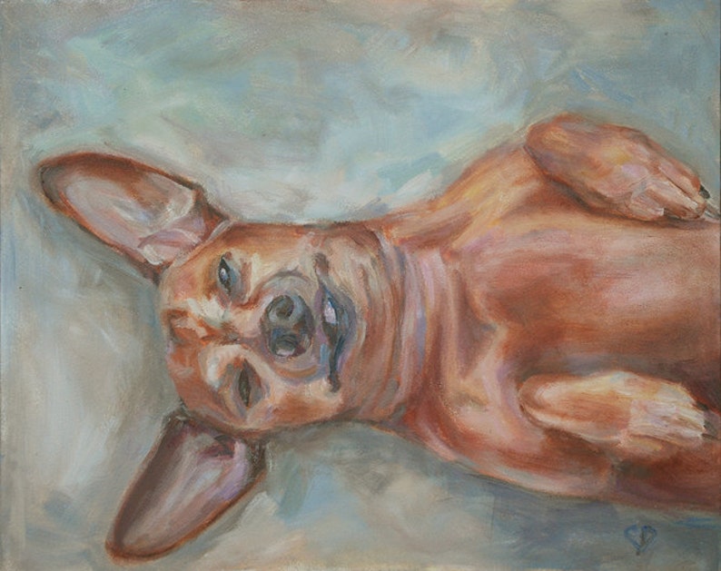 Custom Pet Portrait Paint My Pet Dog Painting Paint My Pet Etsy