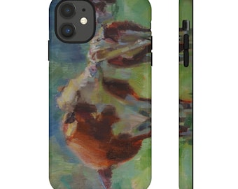 Tough Phone Cases,  Hereford mom and baby cow, cow and calf