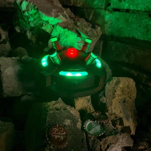 HandMade Cosplay Glowing Plasma Mine Replica, Fallout Inspired Prop, Gamer Decor