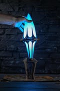 Varla Stone Lamp Bronze – Fantasy Crystal LED Night Light – Mystic Rune Decor – Enchanted Resin Sculpture for Gamers and Collectors product logo