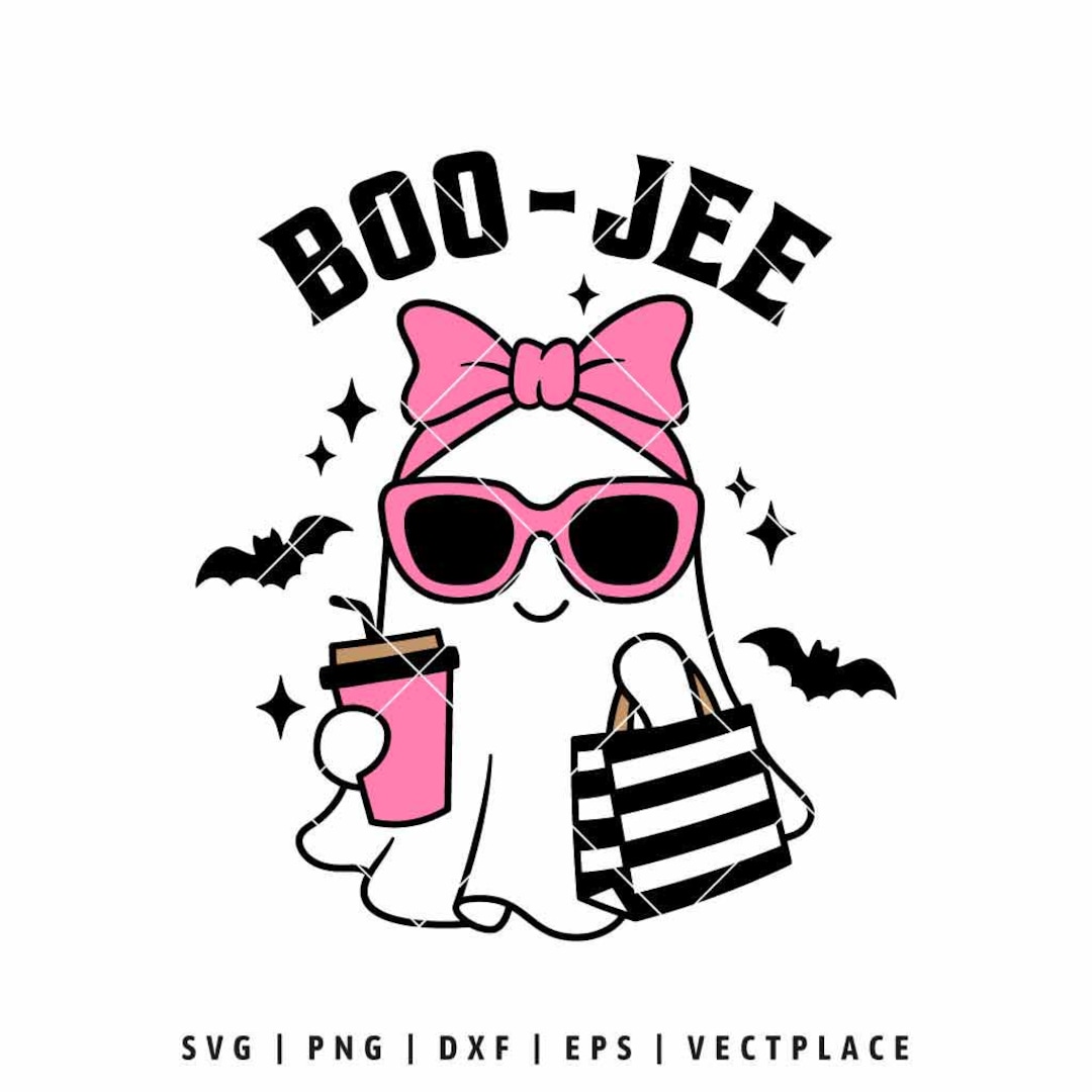 Halloween Ghost SVG: Boo Jee Spooky Season Cut Files (digital Download ...