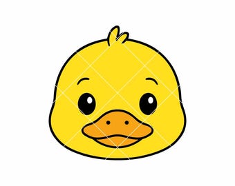 Söt ankansikte SVG PNG | Djurfarm Clipart för Cricut och Silhouette