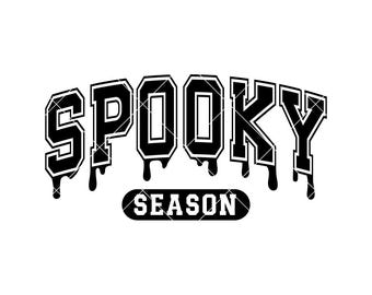 Spooky Season SVG, Varsity Halloween SVG