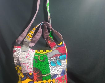 Patchwork shoulder bag