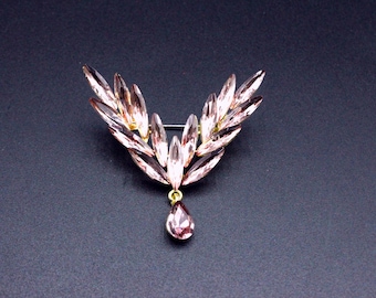 ヴィンテージ スターリングシルバー キューピッド ブローチ 天使の矢