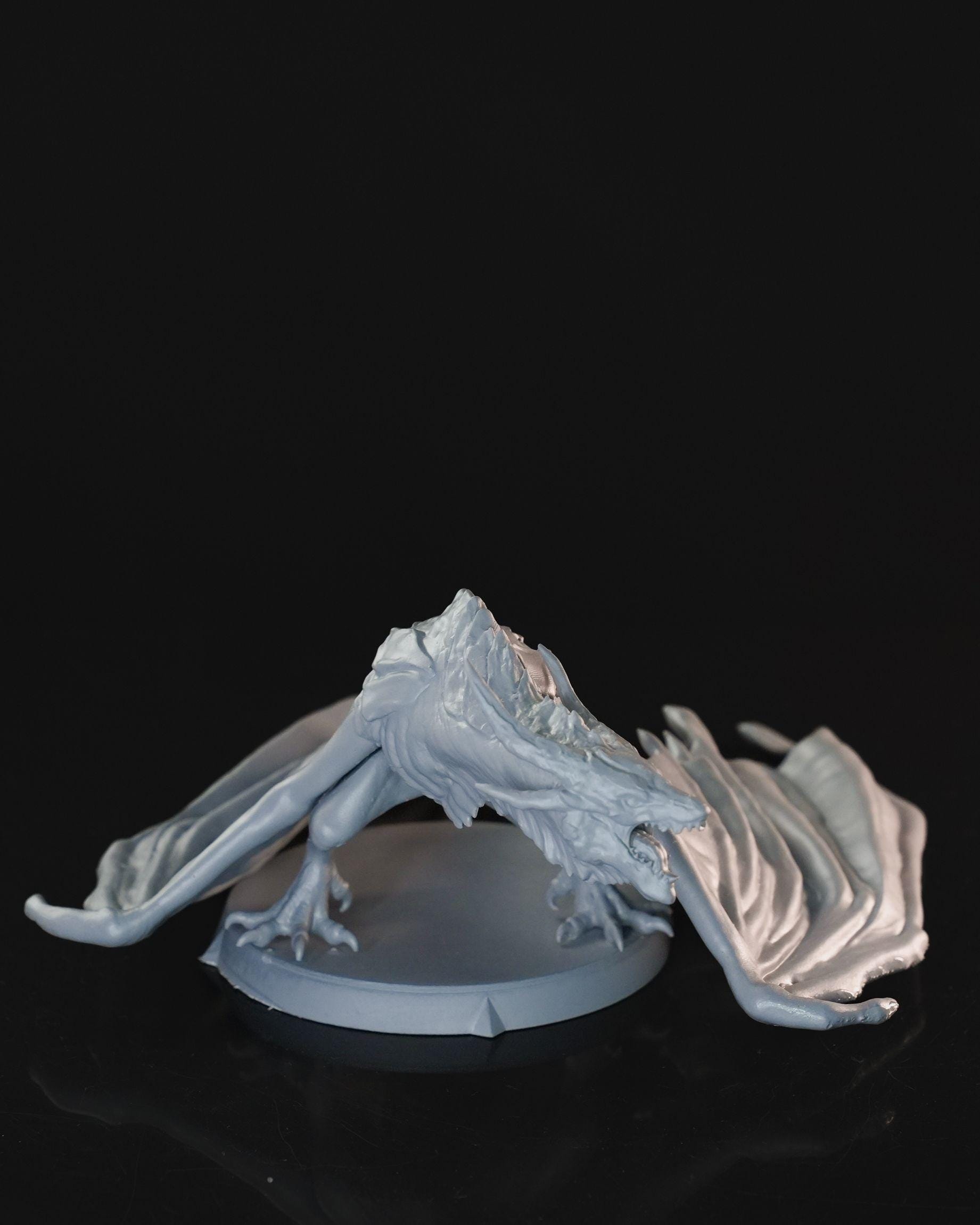 Dragon 01 Miniature - Dragons of Avendell - 3D Printed Resin Figure - RPG Tabletop Gaming Enemy