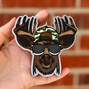 Buck freshie, Deer Freshie, Car Freshie, Car Air freshener, Car Scent, Camo